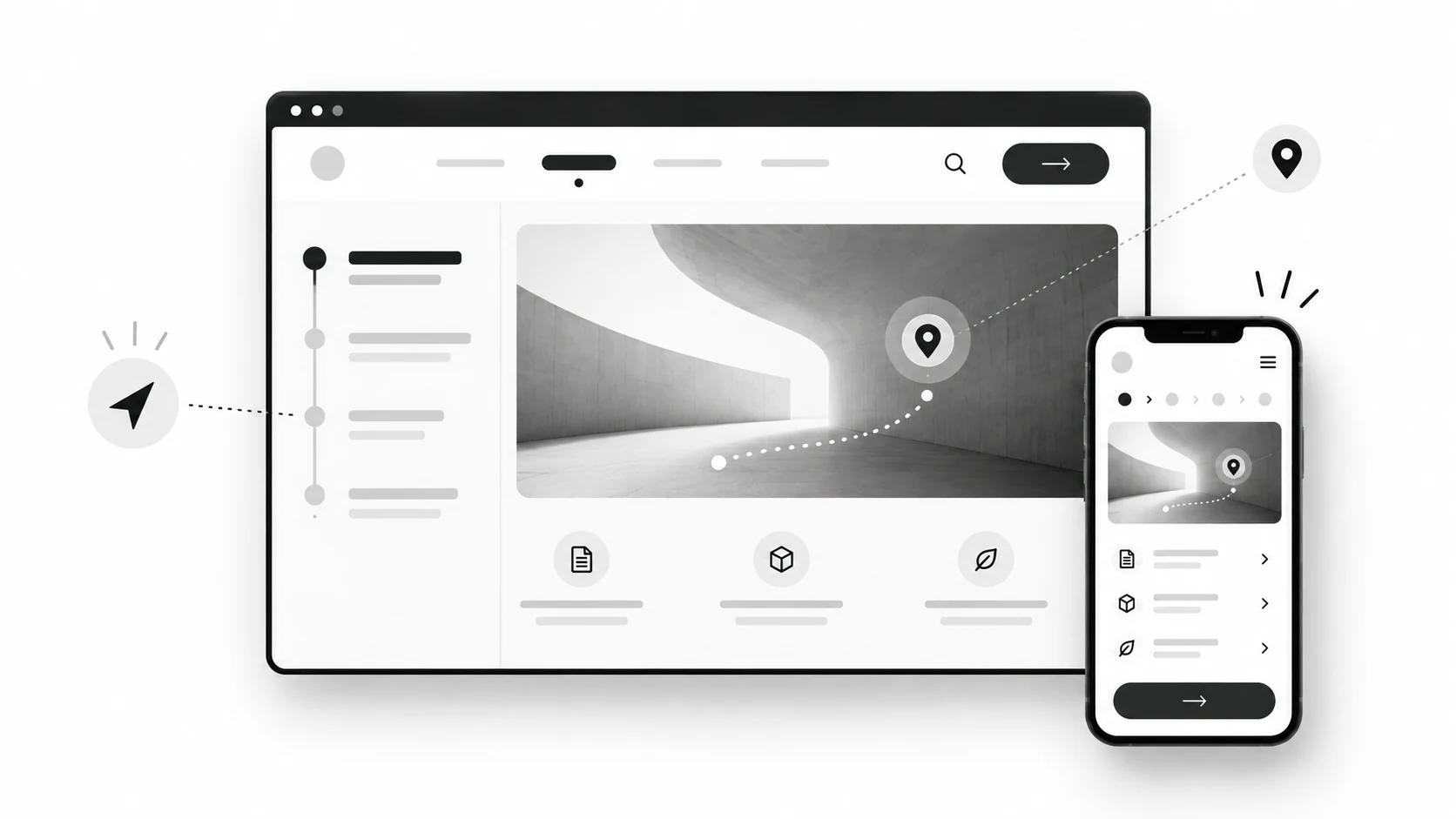 Grafik zu Orientierung und Navigation