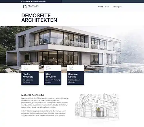 architektur-demo-website